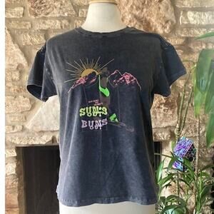PAIGE Graphic “Sun's Out Buns Out” T-Shirt – Size Small